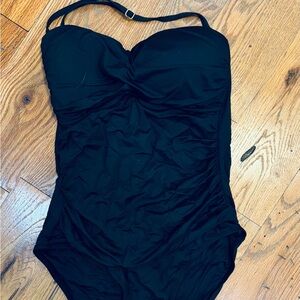 Anne Cole Black One Piece Swimsuit
